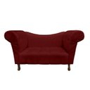 Ver imagem 1 de Recamier Divã Rio 1,50m Suede Vinho - Dominic Decor