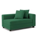 Ver imagem 1 de Recamier Divã Aspen 1,40m Veludo Verde - Inova Decorações