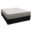 Ver imagem 4 de Cama Box Casal Suede + Colchão Sereneprime Molas Ensacadas 138x188x65 Preto