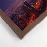 Tela com Moldura Slim Night in City 60x130cm MADEIRA ESCURA - 4