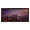 Tela com Moldura Slim Night in City 60x130cm MADEIRA ESCURA - 2
