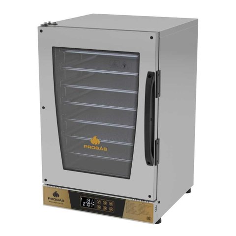 Forno Turbo Elétrico 8 Esteiras Digital com Vapor Prp-008 Plus Dourado 220v - Progás