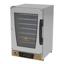Ver imagem 1 de Forno Turbo Elétrico 8 Esteiras Digital com Vapor Prp-008 Plus Dourado 220v - Progás