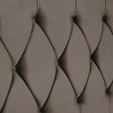 Ver imagem 3 de Cabeceira de Cama Box Viúva 128 Cm Varsóvia Suede Veludo Marrom