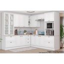 Ver imagem 1 de Cozinha 10 Peças (3 Armário + 2 Paneleiros + 3 Balcões + 2 Complementos) C5p57 Branco