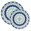 Ver imagem 1 de Kit Pratos Rasos e Lanche Donna Lola Oxford® Cerâmica 12 Peças
