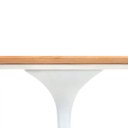 Ver imagem 3 de Mesa de Jantar Tulipa Saarinen Redonda 130 Cm Tampo Jade Cores Branco