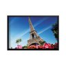 Quadro com Moldura Paris Fleurs Preto - Médio - 2