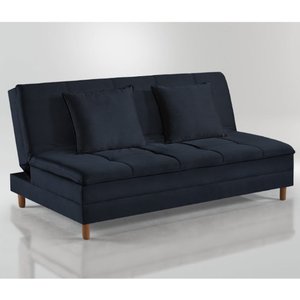 Sofá Cama Vegas 185cm Pé de Madeira Talento Móveis