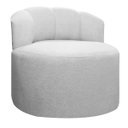 Ver imagem 4 de Conjunto 2 Poltronas Decorativas Plaza Linho Bouclê Cinza Sofa Store