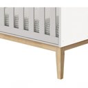 Ver imagem 3 de Berço Americano Classic New Branco Fosco com Natural - Moveisaqui