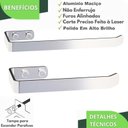 Ver imagem 7 de Kit Porta Papel Higiênico e Toalha de Rosto Cromado Fs.plus