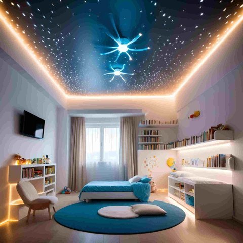 Céu Estrelado Kit Rgbw Fibra Ótica Iluminação 50 Pontos