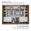 Ver mais imagens de Guarda Roupa Casal Premium Liv 3 Portas de Correr e 6 Gavetas 242cm Yescasa