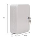 Ver imagem 2 de Porta Chaves Claviculário 48 Chaves de Ferro Organizador