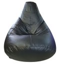 Ver imagem 1 de Puff Pera sem Enchimento:preto