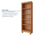 Ver imagem 5 de Sapateira Multiuso 2 Portas 5 Prateleiras com Pés 184cm Bliss Bege Amêndoa Clean/Branco