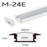 Perfil De Led Slim Para Embutir Gesso Marcenaria 1m Branco - 4