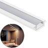 Perfil De Led Slim Para Embutir Gesso Marcenaria 1m Branco - 2