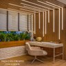 Perfil De Led Slim Para Embutir Gesso Marcenaria 1m Branco - 5