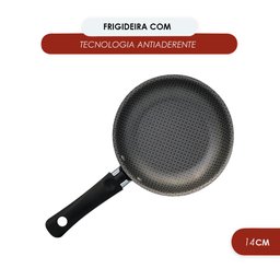 Panela Frigideira para Cozinha Vermelha 14cm - 5