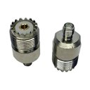 Ver imagem 3 de Antena Móvel Dual Band Suporte Magnético Imã com Cabo 4 Metros Adaptador Baofeng Sma Femea X Uhf Fem