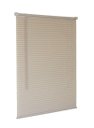 Ver imagem 1 de Persiana Horizontal Cortina PVC Bege 60 (L) x 80 (A) cm 0,60 x 0,80 Completa C/ Kit de Instalação