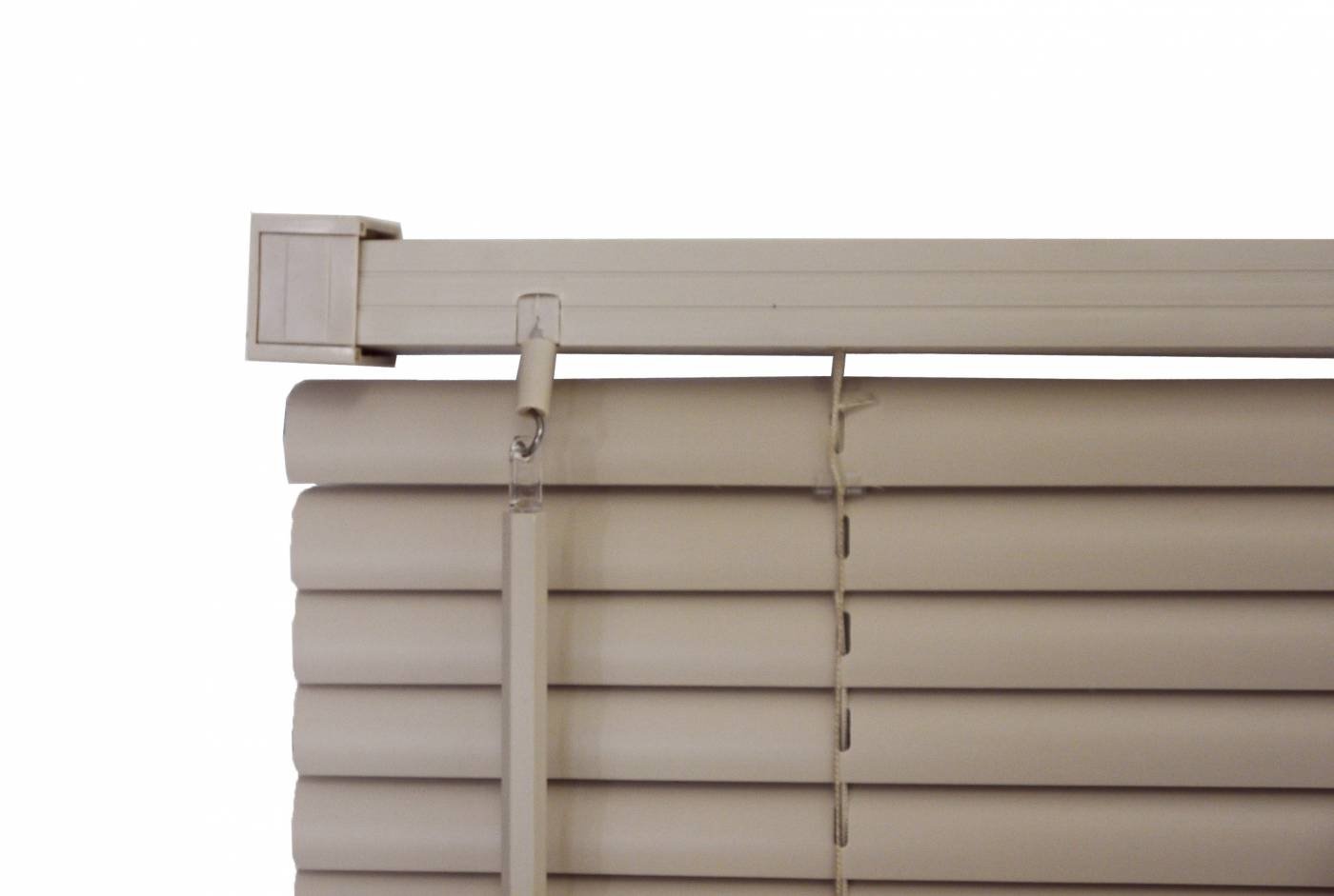 Persiana Horizontal Cortina PVC Bege 60 (L) x 80 (A) cm 0,60 x 0,80 Completa C/ Kit de Instalação - 4