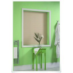 Persiana Horizontal Cortina PVC Bege 60 (L) x 80 (A) cm 0,60 x 0,80 Completa C/ Kit de Instalação - 3