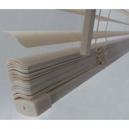 Persiana Horizontal Cortina PVC Bege 60 (L) x 80 (A) cm 0,60 x 0,80 Completa C/ Kit de Instalação - 7