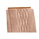 Ver imagem 4 de Kit 2 Cadeiras Sala Jantar Lia 2 Un Freijó/suede Kraft Bege - Dj Móveis