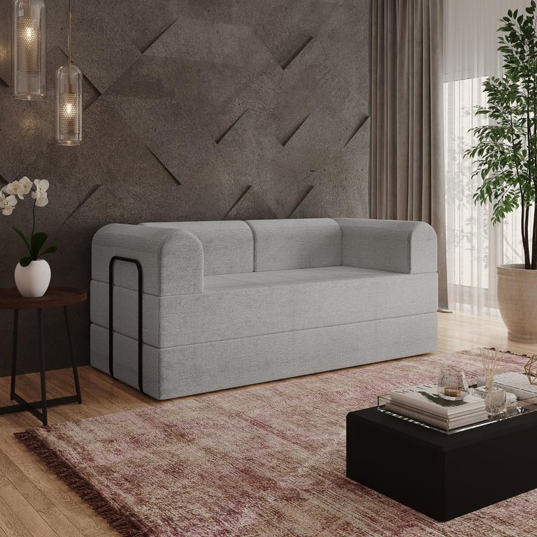 Sofá Modular Mônaco a Versatilidade Ao Seu Alcance Cinza