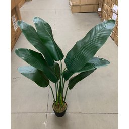 Bananeira Artificial Viajante para Decoração Planta Realista 1.20m - 6