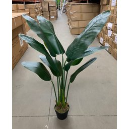 Bananeira Artificial Viajante para Decoração Planta Realista 1.20m - 5