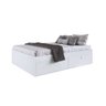 Kit Quarto Casal C/ Cama, Guarda Roupa e Mesas de Cabeceira Cj061 Art In Móveis - Branco - 7