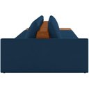 Ver imagem 2 de Sofá Ilha Modular para Sala 392cm com Puff Dublin K01 Veludo Azul Sintético Caramelo - Lyam Decor