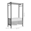 Ver imagem 3 de Guarda Roupa Casal Industrial Preto/demolição Maka Albarn