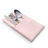 Guardanapo de Tecido Natal Premium Rosa Kit com 6 pçs - 3