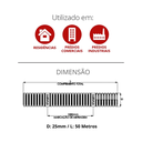 Ver imagem 3 de Eletrodutos Corrugado Durínflex Pvc Antichamas 25mm X 50 Metros Amarelo Durín