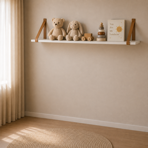 Prateleira Branca de Madeira Linha Evolutiva 120cm - Quater