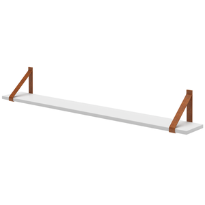 Prateleira Branca de Madeira Linha Evolutiva 120cm - Quater