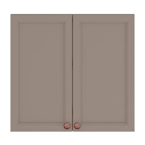 Armário Aéreo Unna 2 Portas 80cm Gris - Poliman Móveis
