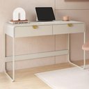 Ver imagem 2 de Escrivaninha Organico 2 Gavetas 125 cm 28067 Off White Artesano