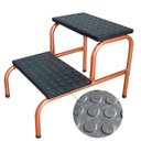 Ver imagem 1 de Escadinha Para Tatuador 2 Degraus Piso Em MDF Com Antiderrapante Bronze Medcombo