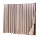 Ver imagem 1 de Cortina Blackout com linho 3,00x2,30 Para TRILHO SUÍÇO:Avelã