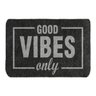 Capacho Carpet Good Vibes Only Cinza Único - 2
