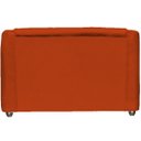Ver imagem 5 de Kit Namoradeira + 4 Poltronas Decorativas para Sala Mila Suede Cores Pé de Plastico Cromado