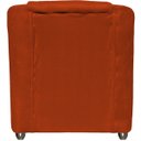 Ver mais imagens de Kit Namoradeira + 4 Poltronas Decorativas para Sala Mila Suede Cores Pé de Plastico Cromado