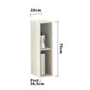 Ver imagem 2 de Armário Luciane 20cm 1 Porta Luci