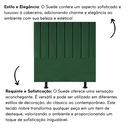 Ver imagem 5 de Cabeceira Estofada de Cama Solteiro Box 100 Cm Catarina Suede e Frame:verde